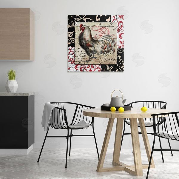 Stupell Industries Sasha | Hen With Vintage Cursive Wall Art