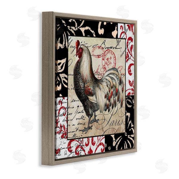 Stupell Industries Sasha | Hen With Vintage Cursive Wall Art