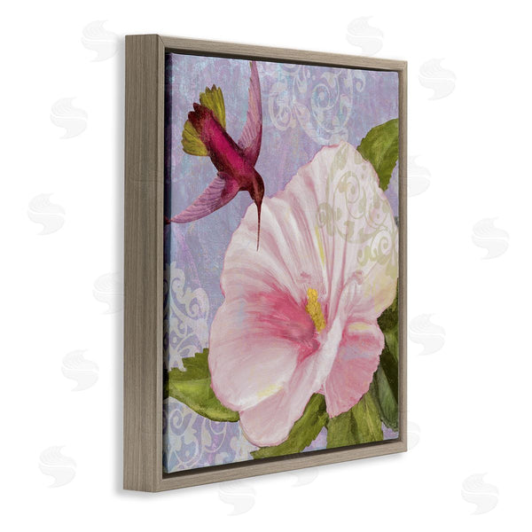Stupell Industries Sasha | Hummingbird With White Flower