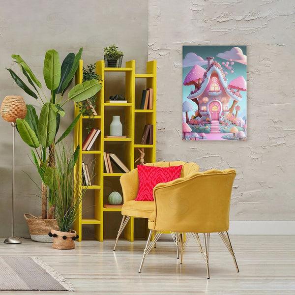 Stupell Industries Sasha | Magicville Candy Mushroom House Wall Art