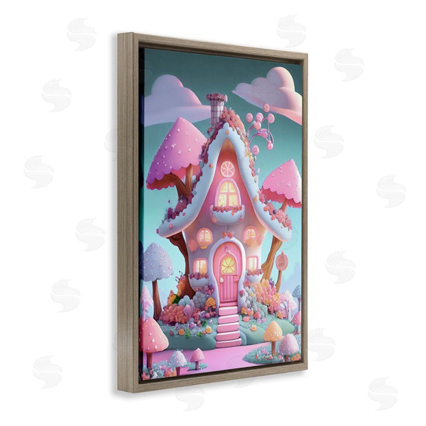 Stupell Industries Sasha | Magicville Candy Mushroom House Wall Art