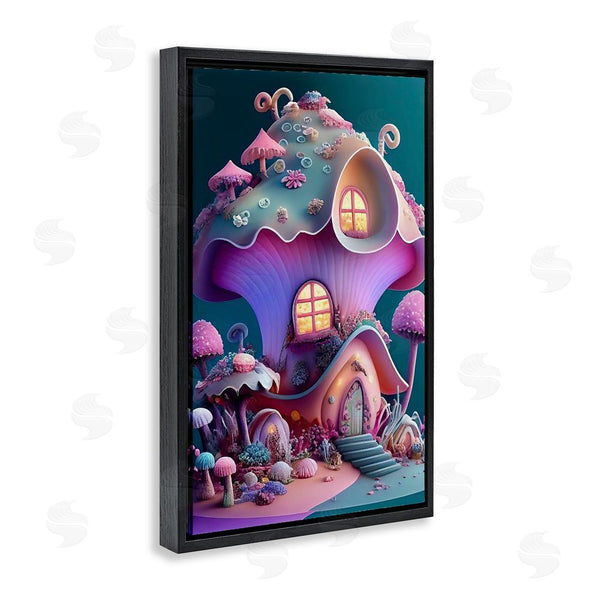 Stupell Industries Sasha | Magicville Fairytale Mushroom House Wall Art