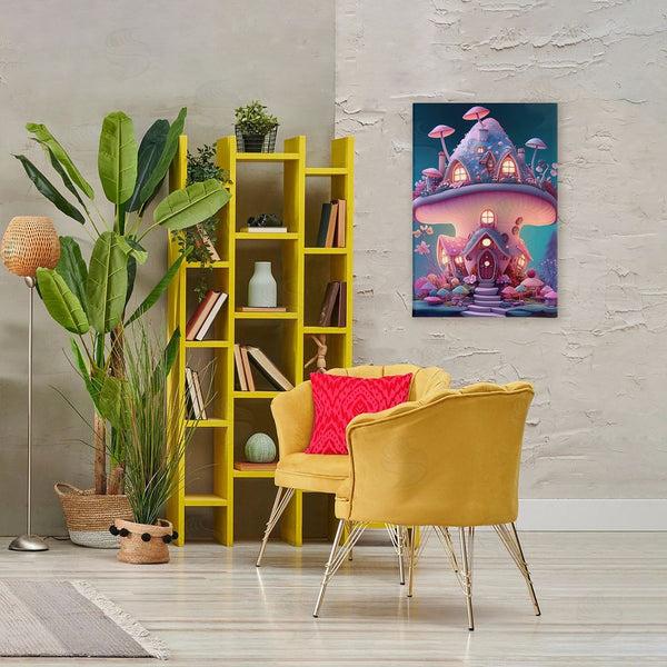Stupell Industries Sasha | Magicville Mushroom Cottage Home Wall Art