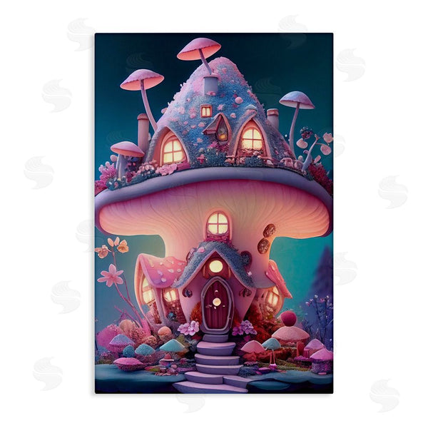 stupell industries Sasha | Magicville Mushroom Cottage Home Wall Art