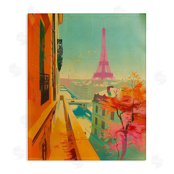 stupell industries Sasha | Modern Eiffel Tower Wall Art