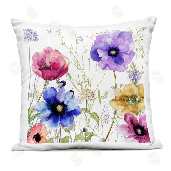 Stupell Industries Sasha | Modern Spring Garden Flowers Printed Throw Pillow