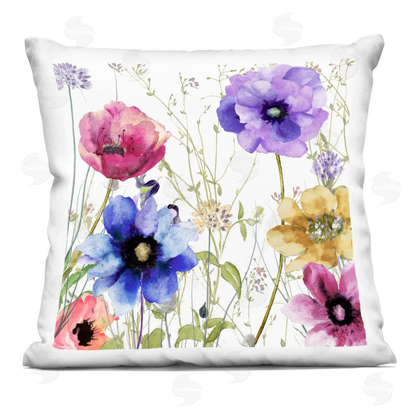 stupell industries Sasha | Modern Spring Garden Flowers Printed Throw Pillow