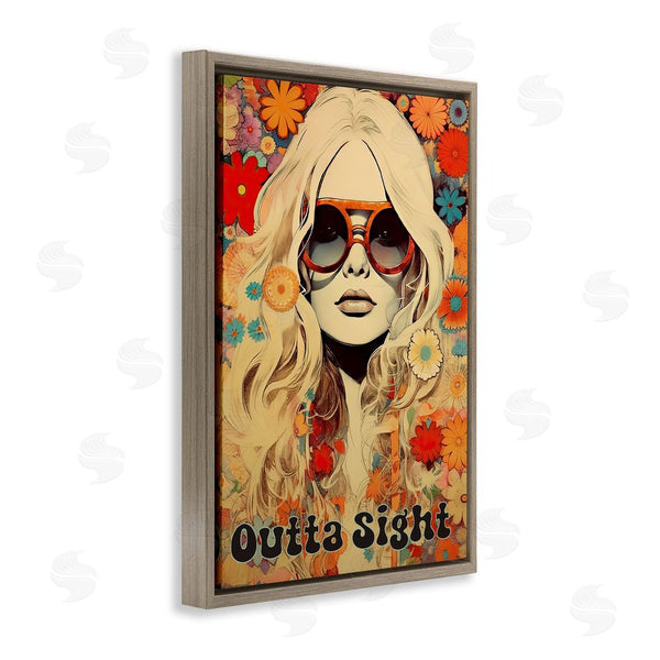 Stupell Industries Sasha | Outta Sight Hippie Girl Wall Art