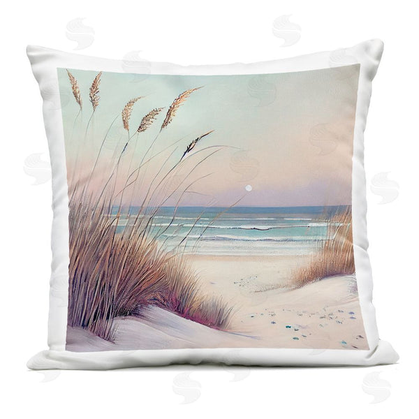 Stupell Industries Sasha | Peaceful Beach Dunes View Printed Throw Pillow