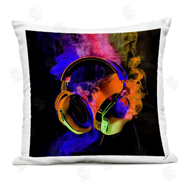 Stupell Industries Sasha | Power Play Headphones Printed Throw Pillow