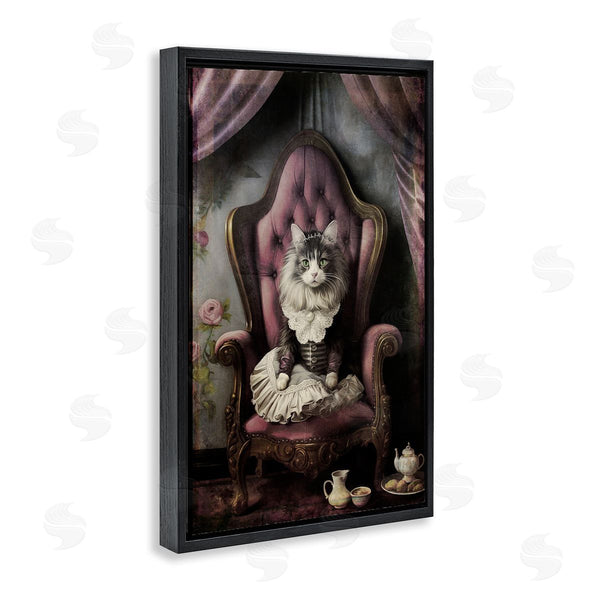 Stupell Industries Sasha | Royal Cat And Tea Wall Art