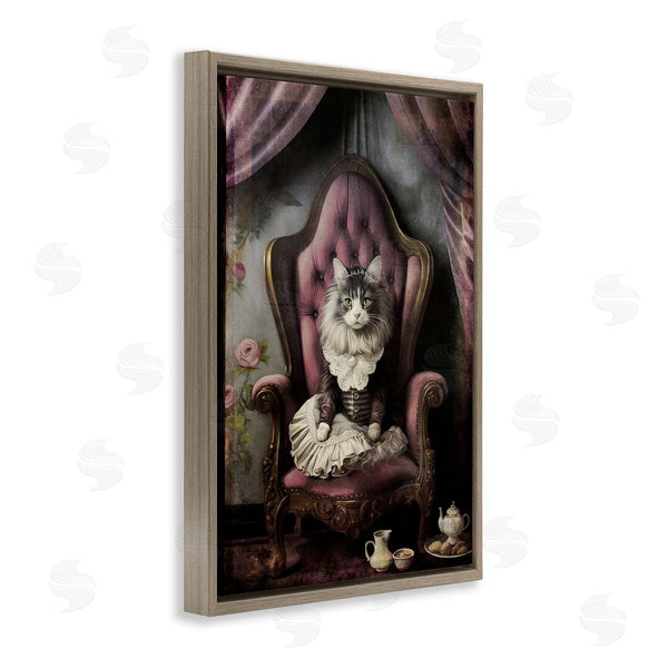 Stupell Industries Sasha | Royal Cat And Tea Wall Art