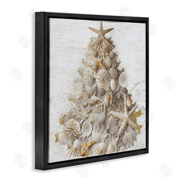 Stupell Industries Sasha | Rustic Holiday Seashell Tree