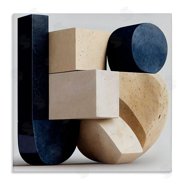 stupell industries Sasha | Shapes Of Things Geometric Contour Wall Art