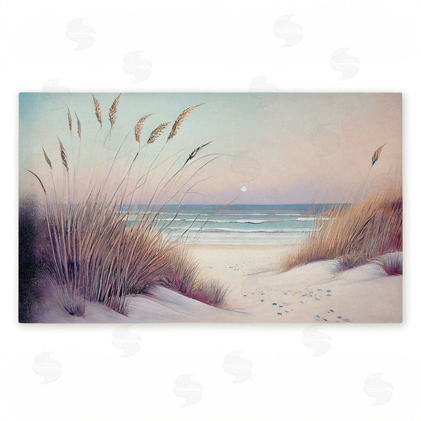 stupell industries Sasha | Smooth Sunset Beach Dunes Non-Woven Door Mat