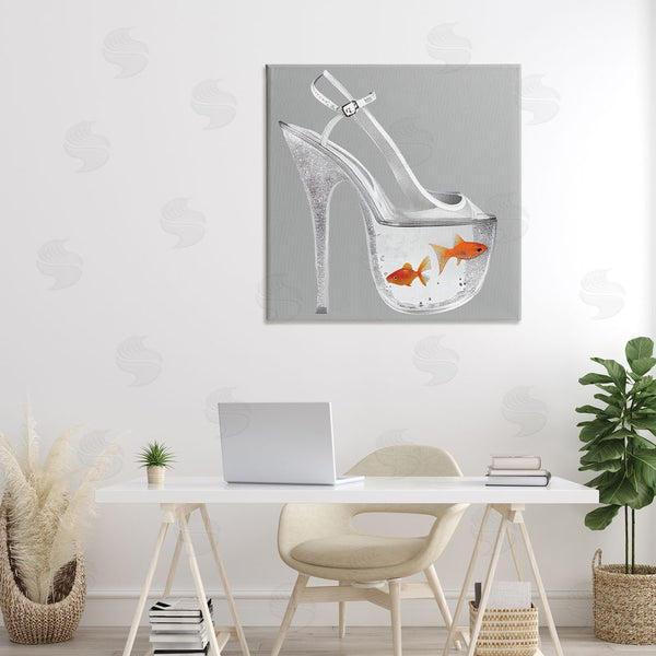 Stupell Industries Sasha | Sparkle Fish Fashion Goldfish Wall Art