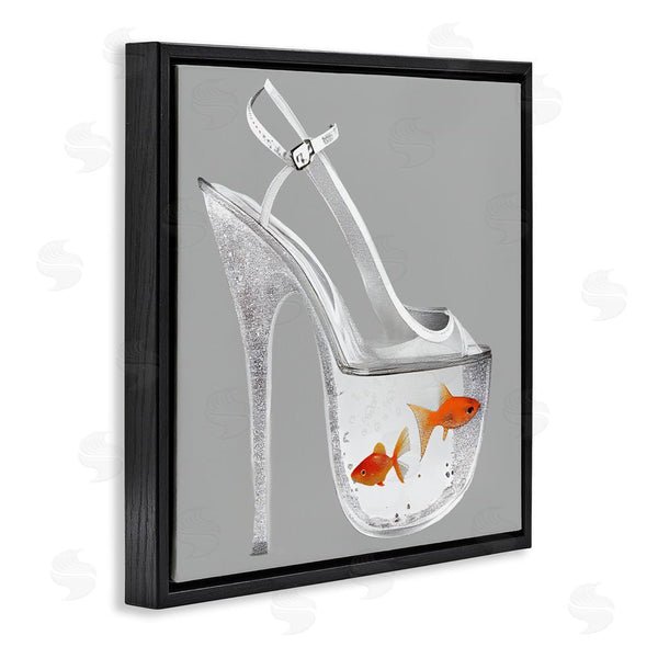 Stupell Industries Sasha | Sparkle Fish Fashion Goldfish Wall Art