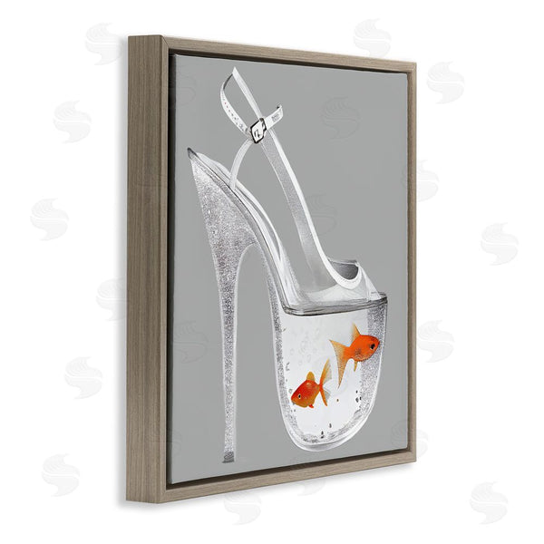 Stupell Industries Sasha | Sparkle Fish Fashion Goldfish Wall Art