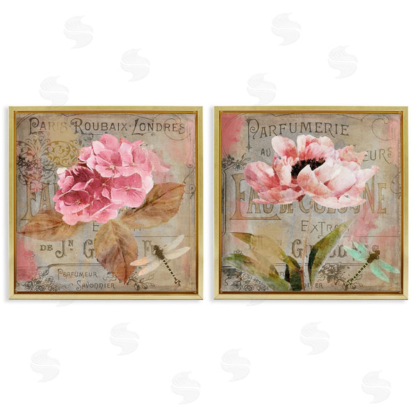 Stupell Industries Sasha | Vintage Collage French Florals