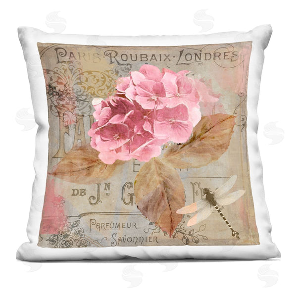 stupell industries Sasha | Vintage French Hydrangea Printed Throw Pillow