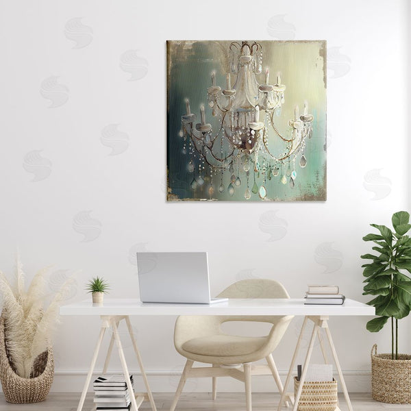 Stupell Industries Sasha | Vintage Illumine Chandelier Wall Art