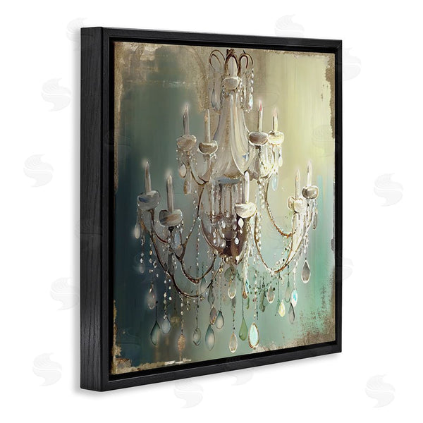 Stupell Industries Sasha | Vintage Illumine Chandelier Wall Art