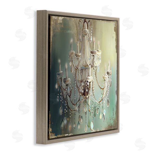 Stupell Industries Sasha | Vintage Illumine Chandelier Wall Art