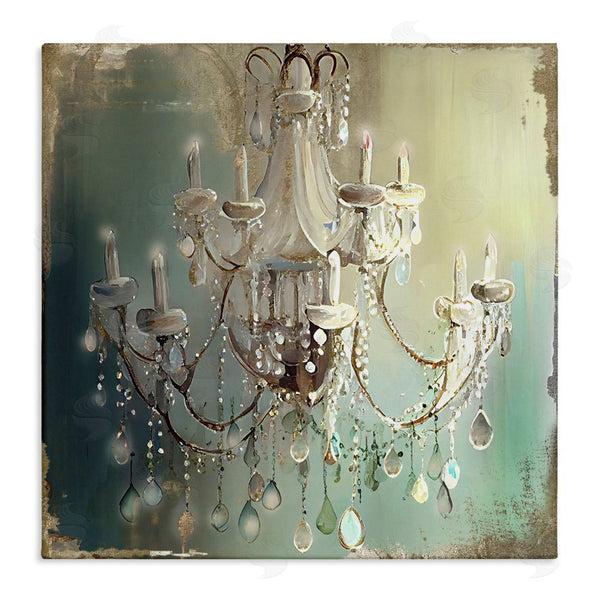 stupell industries Sasha | Vintage Illumine Chandelier Wall Art