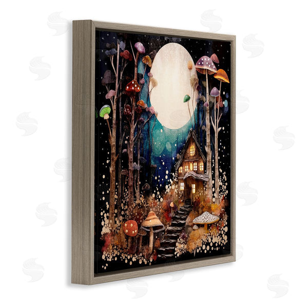 Stupell Industries Sasha | Whimsical Mushroom Cottage Wall Art