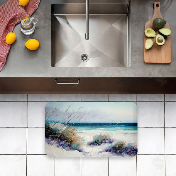 Stupell Industries Sasha | Windblown Beach Grasses Anti-Fatigue Mat