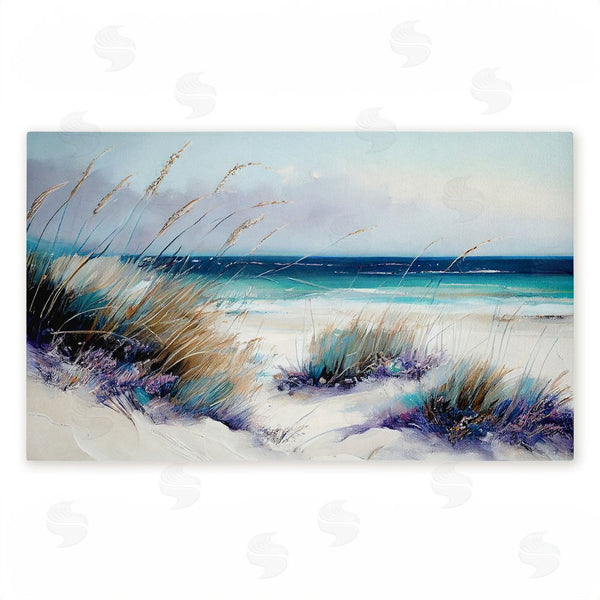 stupell industries Sasha | Windblown Beach Grasses Non-Woven Door Mat
