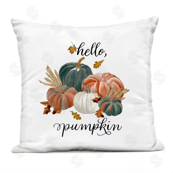 Stupell Industries Saturday Evening Post | Hello Pumpkin Botanicals Printed Throw Pillow