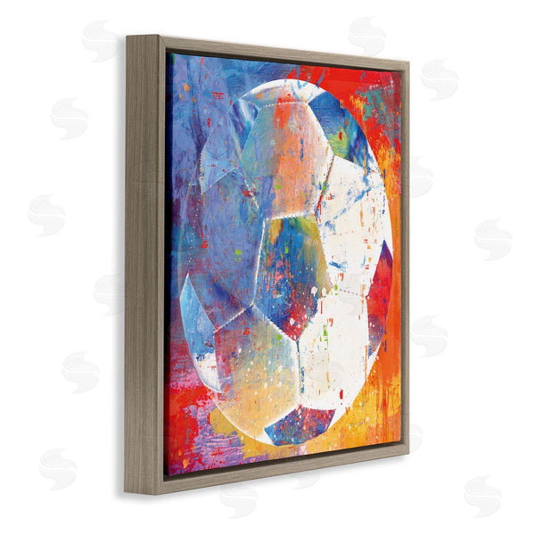 Stupell Industries Savannah Miller | Modern Soccer Ball Sports Wall Art