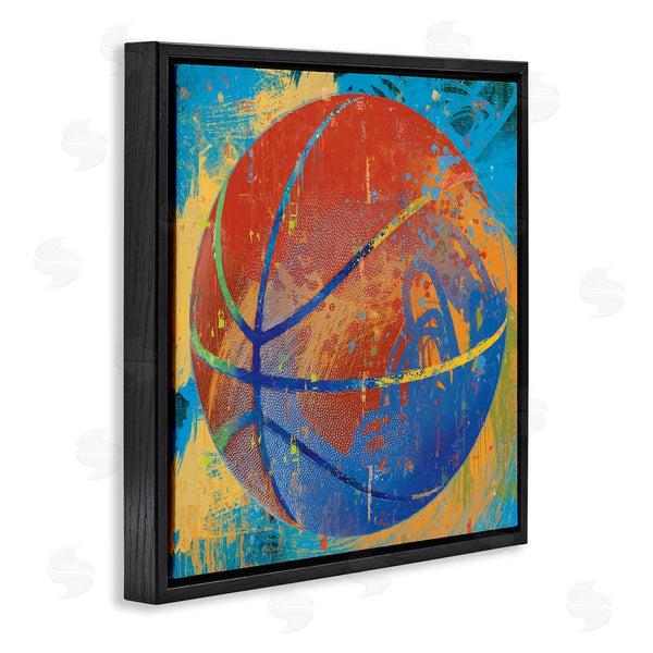 Stupell Industries Savannah Miller | Urban Splatter Sports Basketball Wall Art