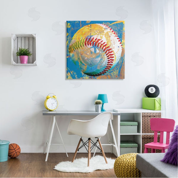 Stupell Industries Savannah Miller | Urban Style Baseball Sports Wall Art