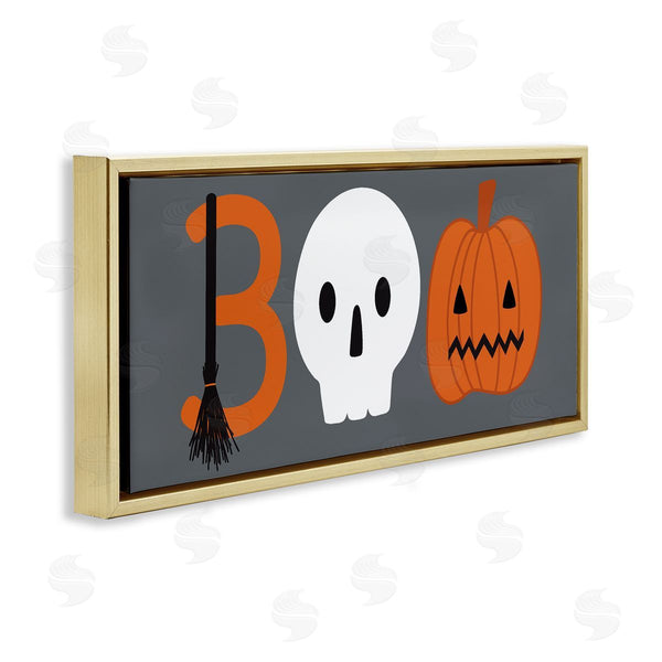 Stupell Industries Sazerelli Designs | Boo Halloween Fun Typography Wall Art