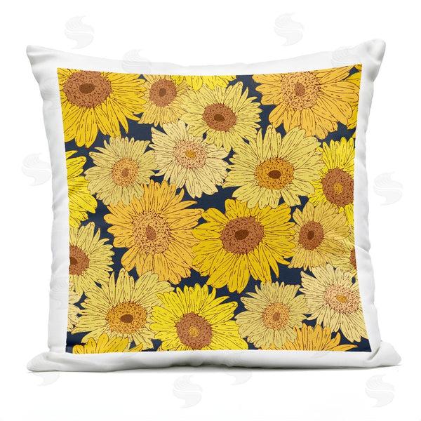 Stupell Industries Sazerelli Designs | Charming Country Sunflowers Pattern Printed Throw Pillow