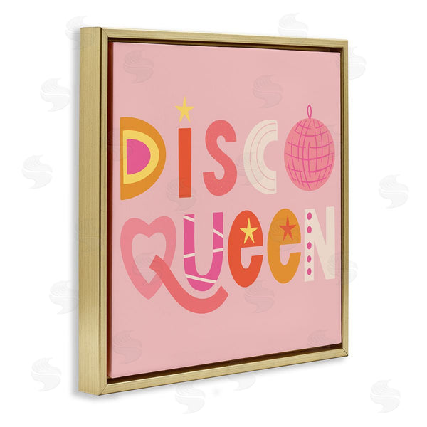 Stupell Industries Sazerelli Designs | Disco Queen Pastel Pink