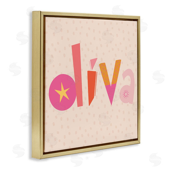 Stupell Industries Sazerelli Designs | Diva Patterned Whimsical Text