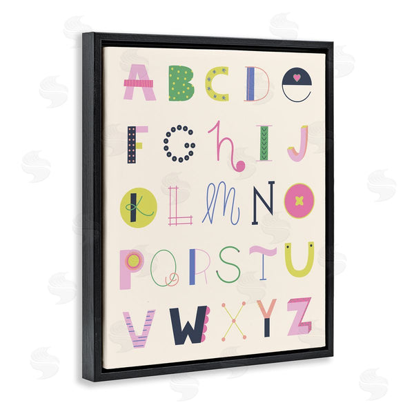 Stupell Industries Sazerelli Designs | Eclectic Alphabet Letters