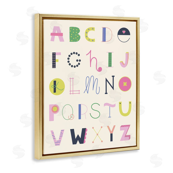 Stupell Industries Sazerelli Designs | Eclectic Alphabet Letters