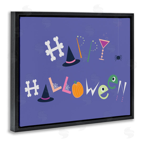 Stupell Industries Sazerelli Designs | Eclectic Happy Halloween