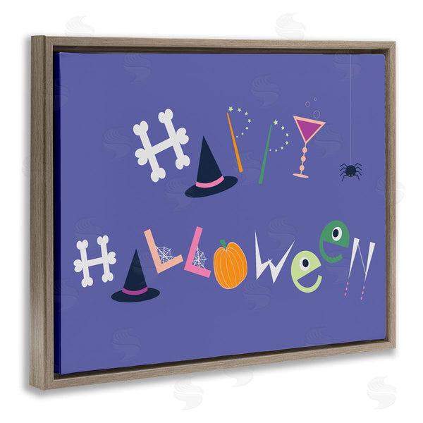 Stupell Industries Sazerelli Designs | Eclectic Happy Halloween