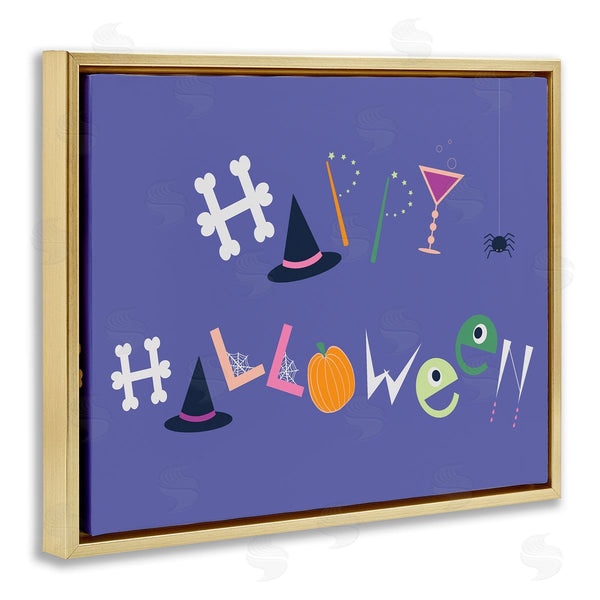 Stupell Industries Sazerelli Designs | Eclectic Happy Halloween