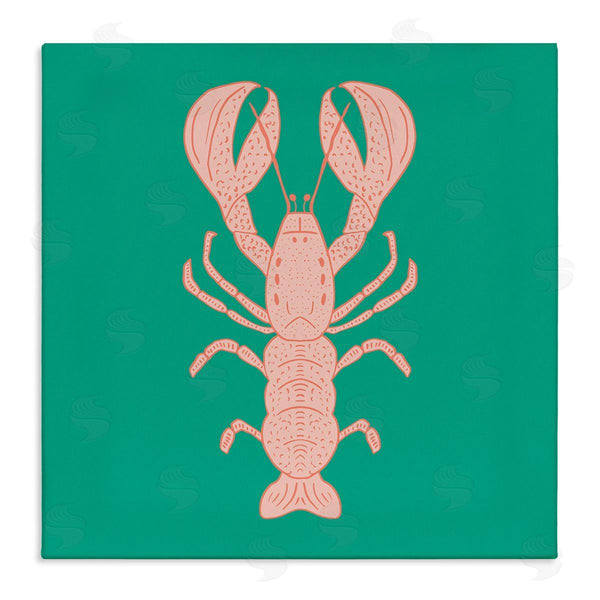 stupell industries Sazerelli Designs | Minimal Pink & Green Lobster
