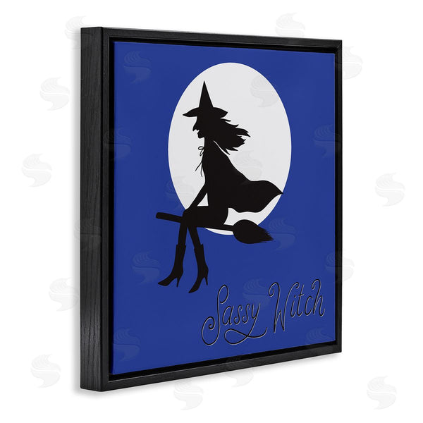Stupell Industries Sazerelli Designs | Sassy Witch & Full Moon Wall Art