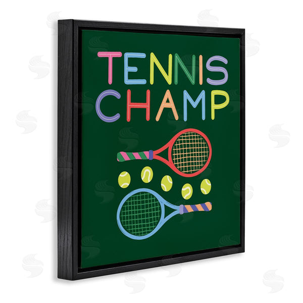 Stupell Industries Sazerelli Designs | Tennis Champ Racket & Balls