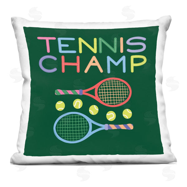 stupell industries Sazerelli Designs | Tennis Champ Racket & Balls Printed Throw Pillow