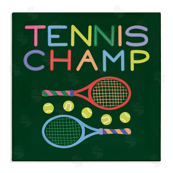 stupell industries Sazerelli Designs | Tennis Champ Racket & Balls