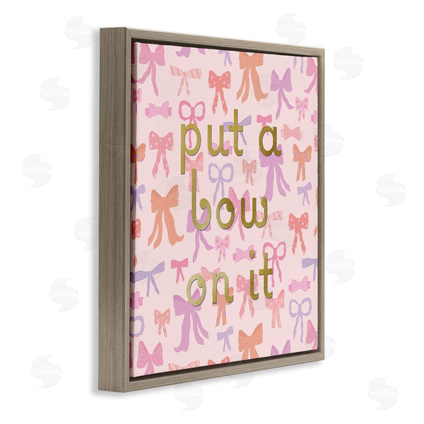 Stupell Industries Sazerelli Designs | Trendy Put A Bow On It